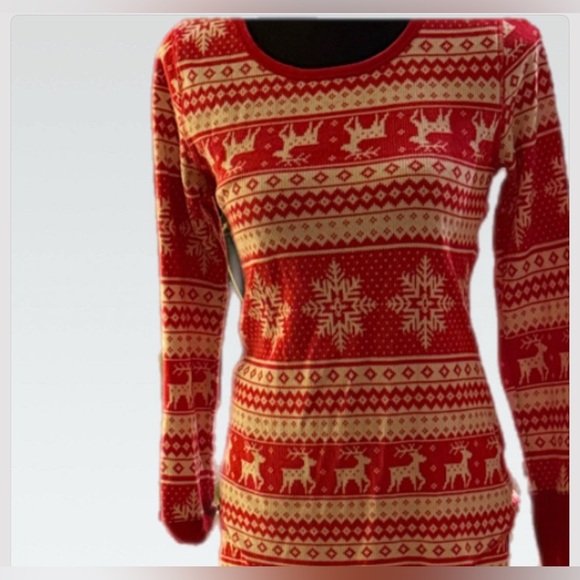 Old navy Red and White Patterned pajama set size s - Picture 10 of 16